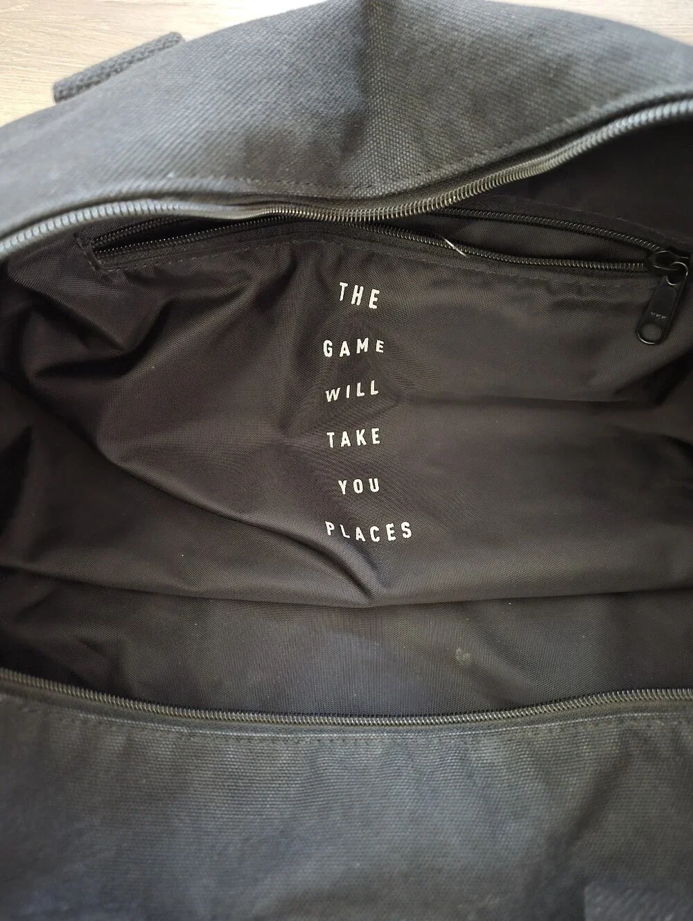 Adidas x Reigning Champ Black Canvas Weekender Duffel Bag - Men's Travel Bag